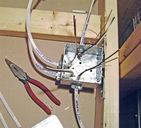 adding a ceiling junction box|installing ceiling light fixture box.